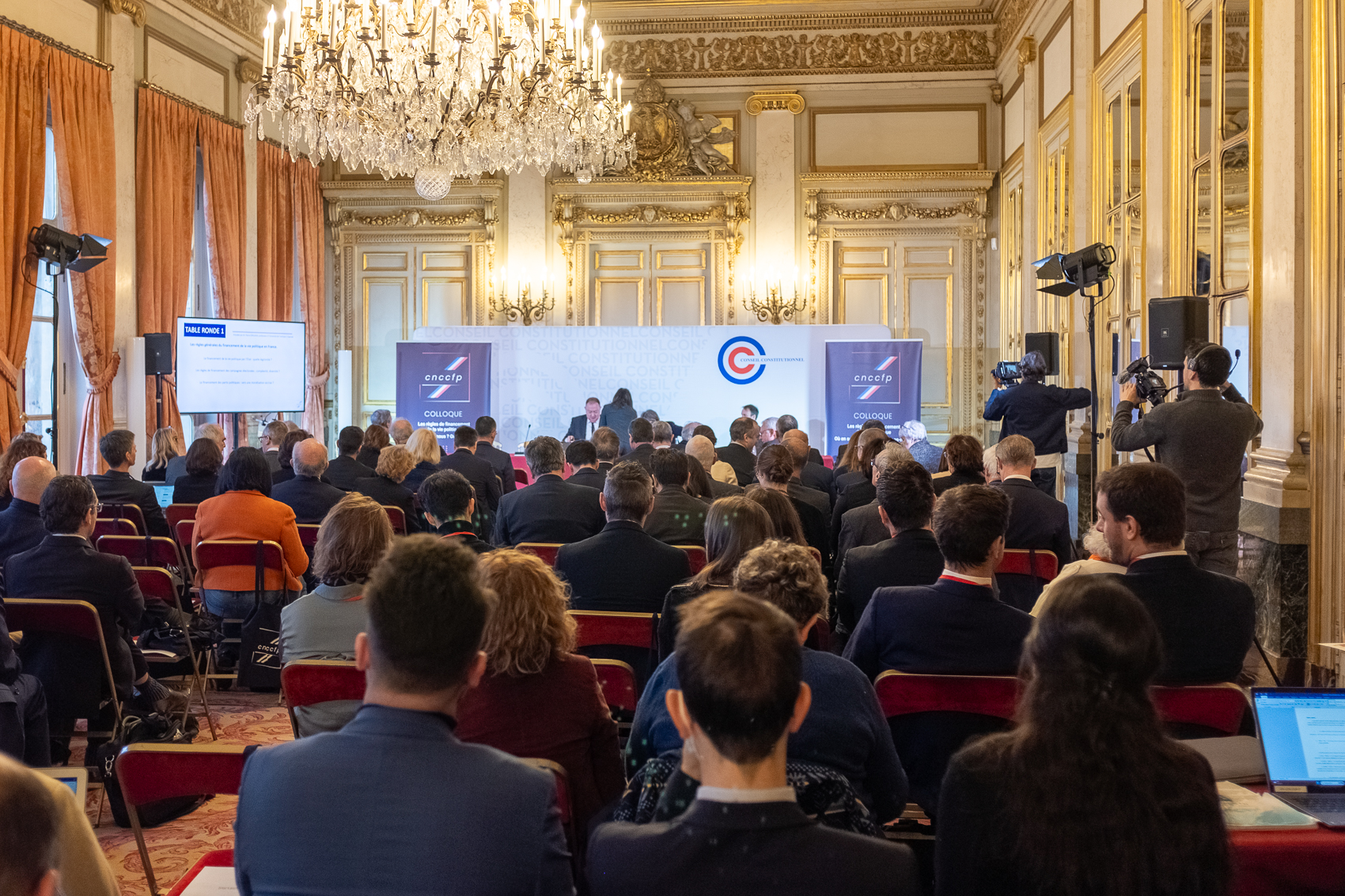 La salle du colloque et son public